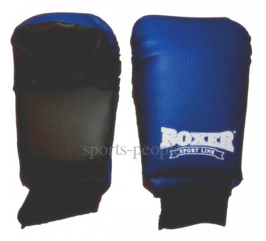 Перчатки/накладки для карате Boxer, кожа, размер L