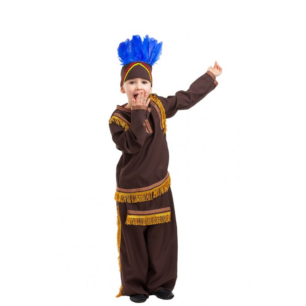 Карнавальный детский костюм Индейца на выступление постановку 