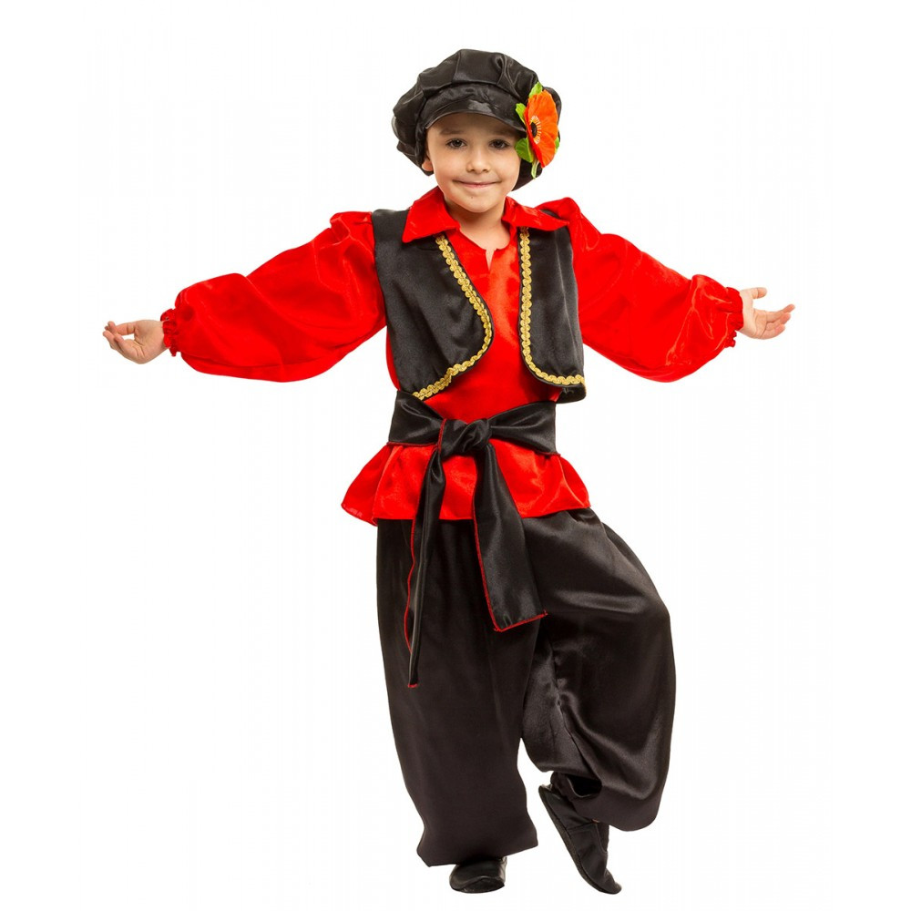 Детский маскарадный костюм Цыгана для танцев выступления постановки