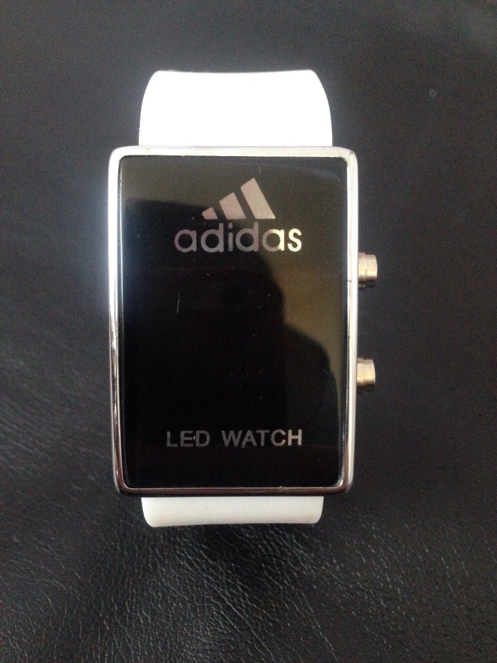 Спортивные часы Adidas LED WATCH, Адидас Лед белые, цена 130 грн., купить в  Киеве — Prom.ua (ID#1054012596)