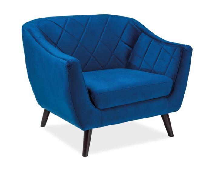 

Кресло Molly Velvet 1 Bluvel 85 (Бирюзовый) (Signal TM) Синий