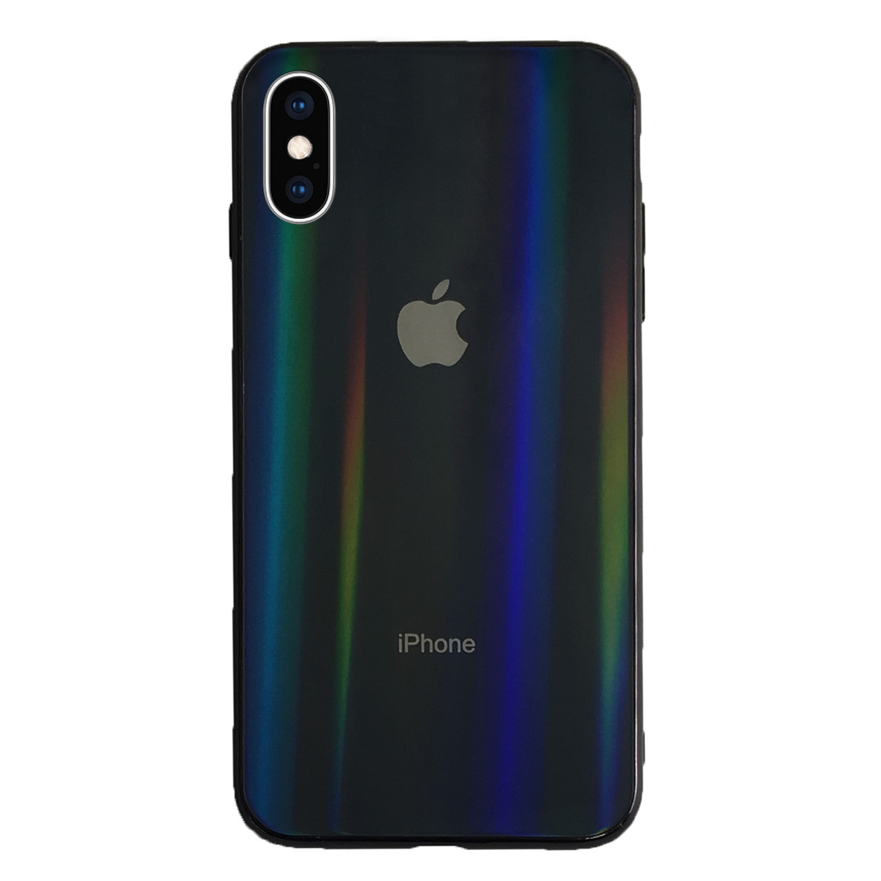 

Чехол накладка xCase на iPhone XS Max Glass polaris Case Logo black, Черный