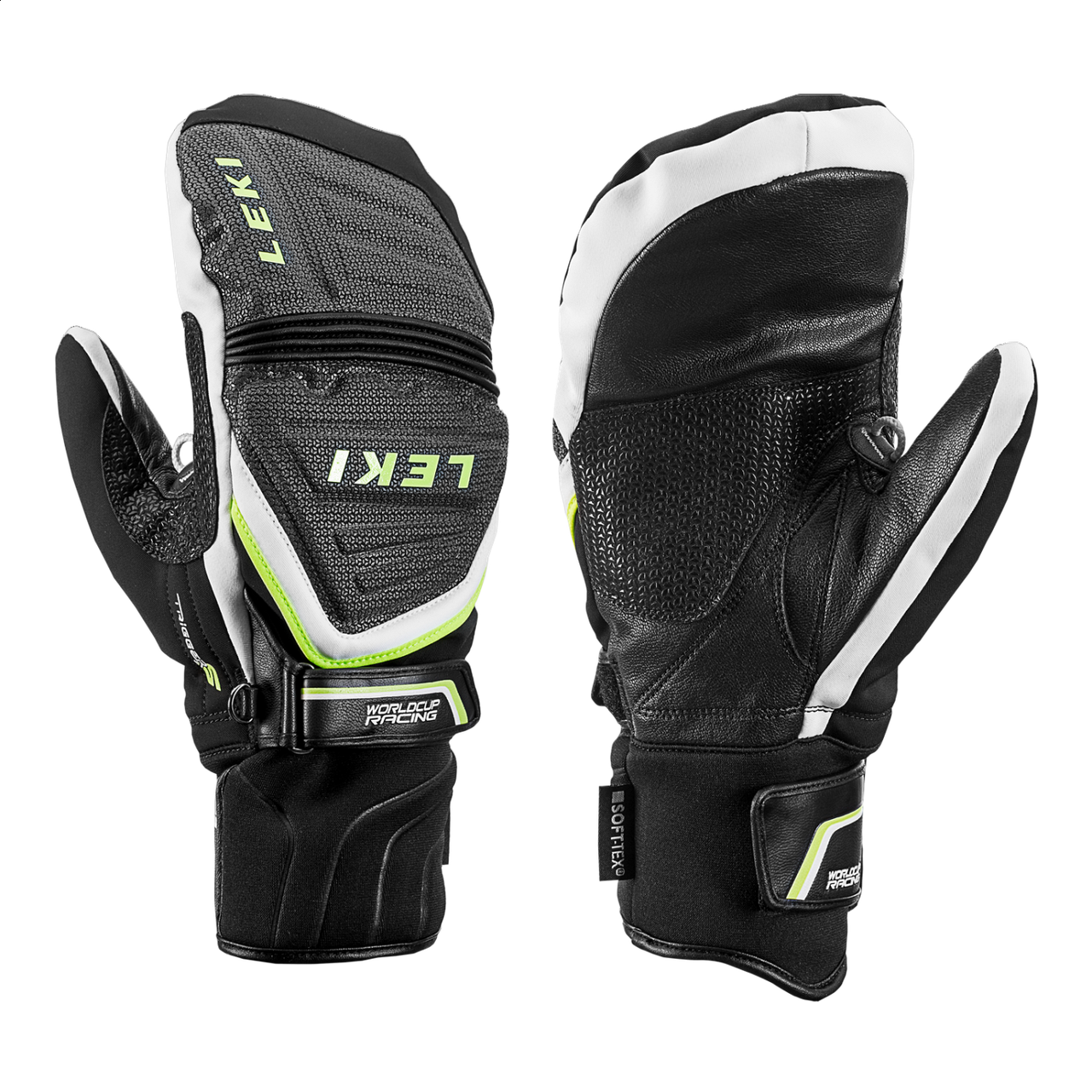 

Слаломные рукавицы Leki Race Coach C-Tech S Mitt, Черный-белый