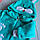 Человечек детский теплый "Зайка" с капюшоном и ушками (махра) 56, 62, 70 р-р бирюзовый, фото 6