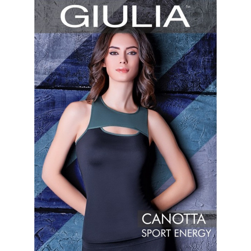 

Майка женская эластичная Giulia CANOTTA SPORT ENERGY skl-050, Разные цвета