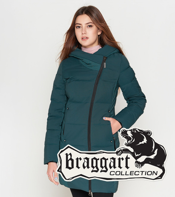 

Braggart Youth | Теплая женская куртка зимняя 25085 бирюза