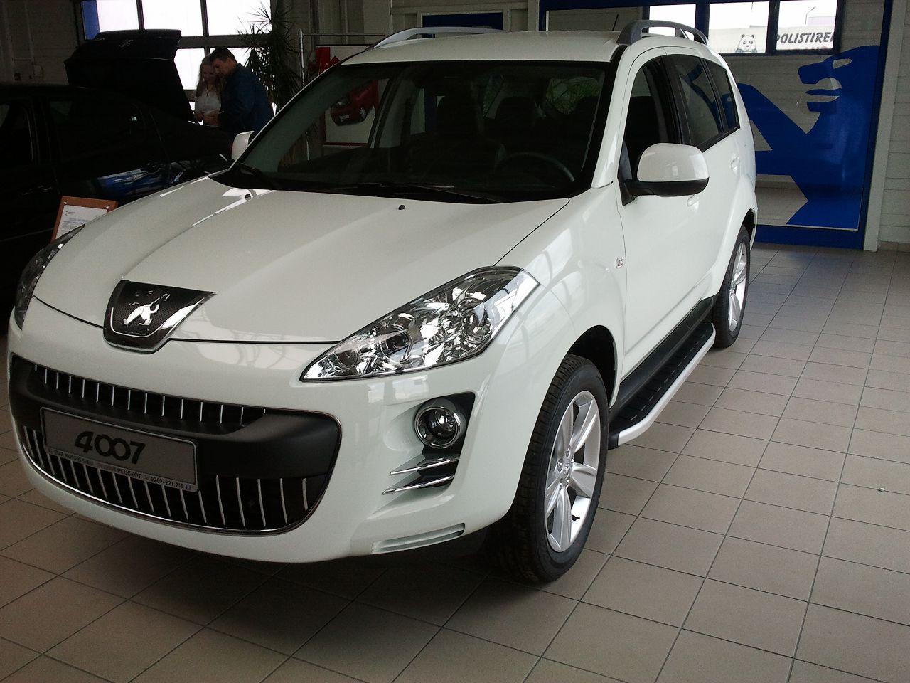 

Пороги Элегант Peugeot 4007V2P2