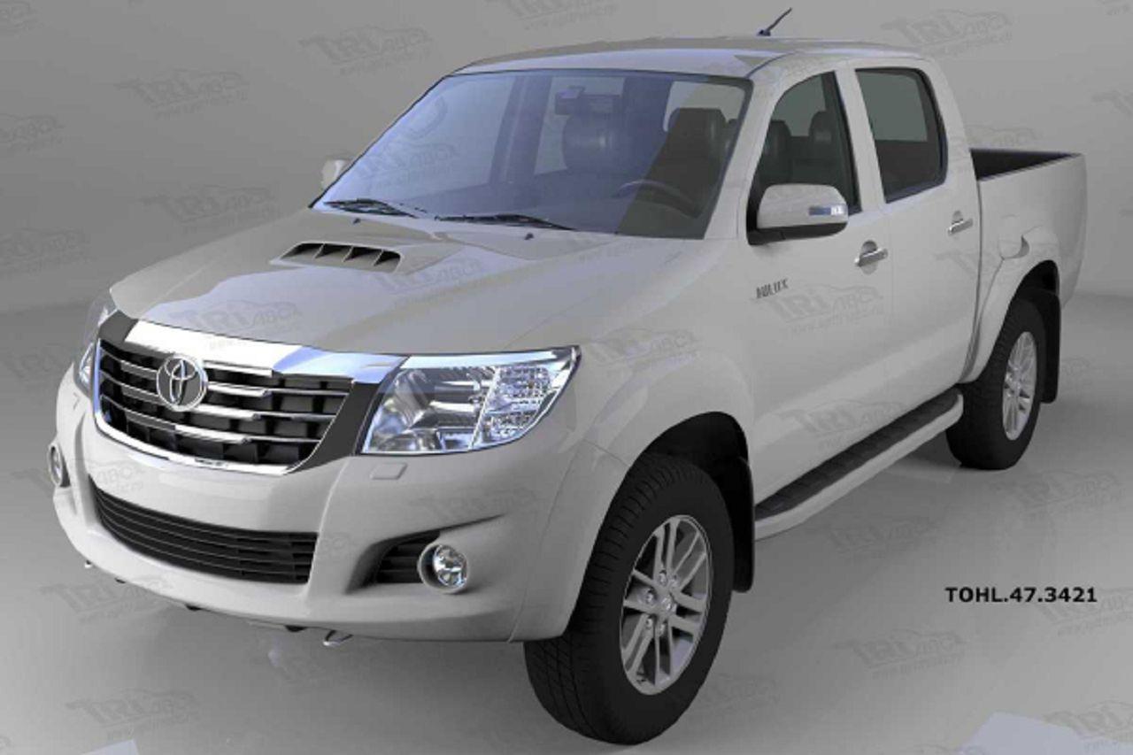 

Пороги Элегант Toyota Hilux TAMSAN алюминий381N