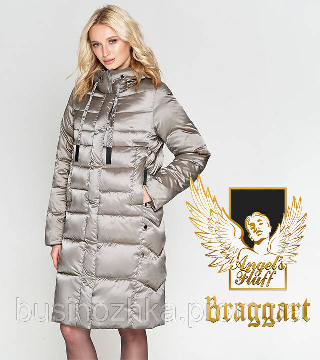 

Braggart Angel's Fluff 29775 | Теплый женский воздуховик бежевый