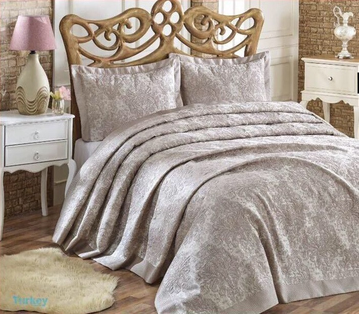 

Покрывало жаккардовое ISSI home cordenya tac 250*70+ 2 наволочки 50*70
