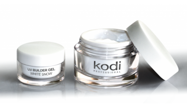 

Kodi Uv Builder Gel White snow (конструирующий снежно-белый гель) 28 мл