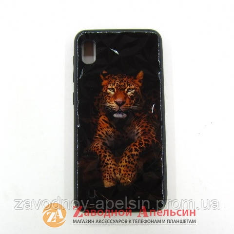 

Samsung A10 A105 чехол рисунок тигр Glass Case