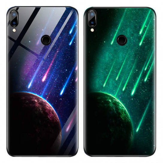 

TPU+Glass чехол светящийся в темноте для Samsung Galaxy A20 (A205F)