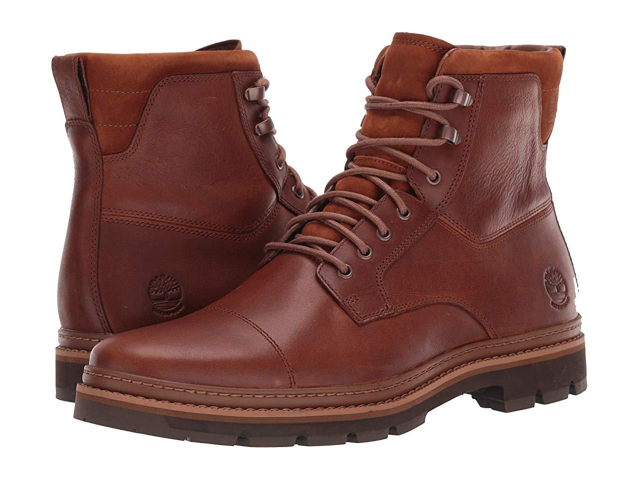 

Ботинки/Сапоги (Оригинал) Timberland Port Union Waterproof Insulated Boot Medium Brown Full-Grain