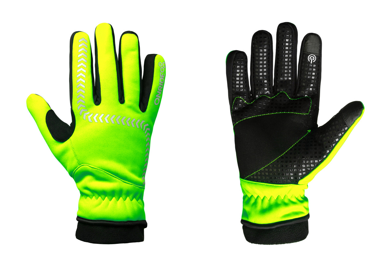 

Рукавички ONRIDE Icy 30 неон жовтий L