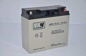 Акумуляторна батарея акумулятор MWS 12В 18Ач