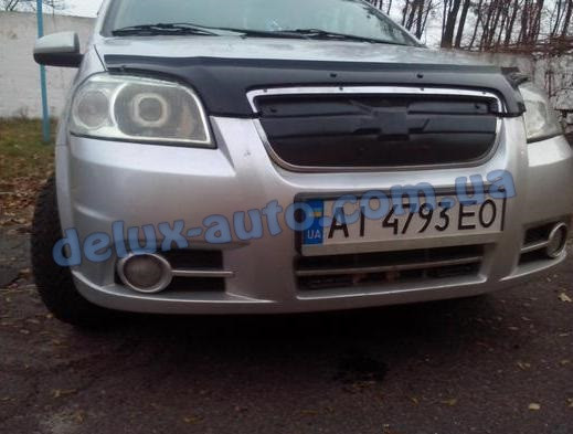 

Зимняя решетка матовая на Chevrolet Aveo T250 2005-2011 гг., Черный мат