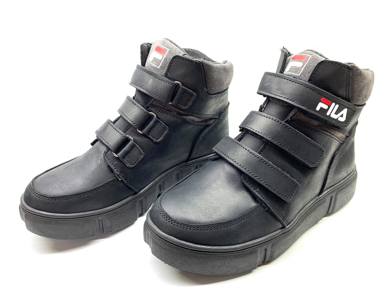 

Ботинки кожа Fila липучки36-39 38