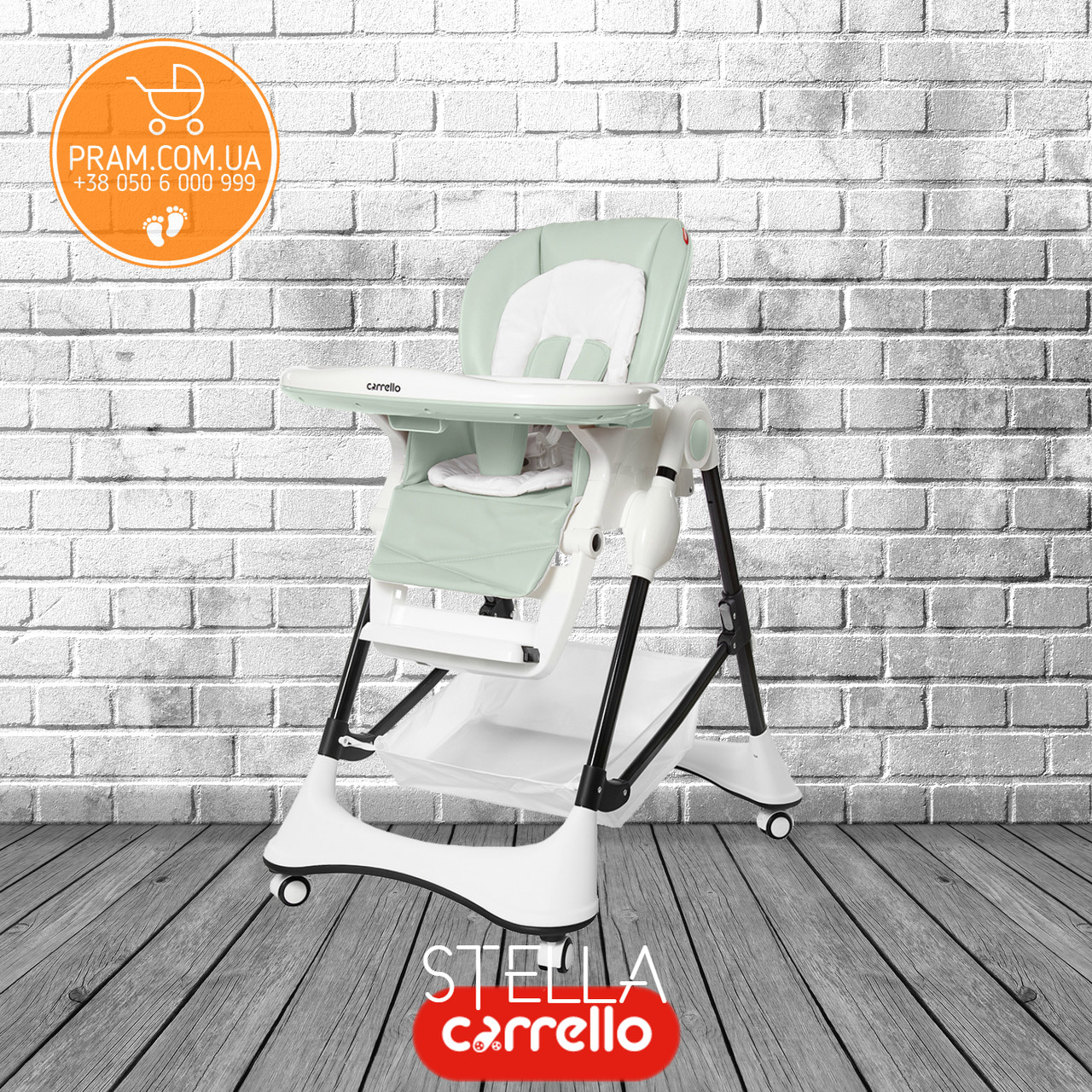 

CARRELLO STELLA CRL-9503 стульчик для кормления Aspen Green Зеленый