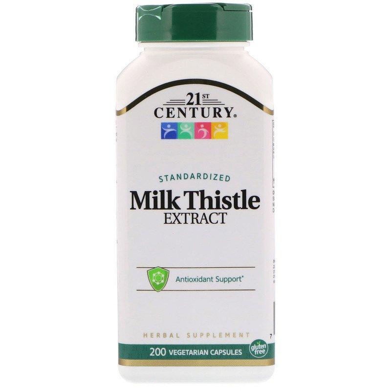 

Экстракт расторопши 21st Century "Milk Thistle Extract" (200 капсул)