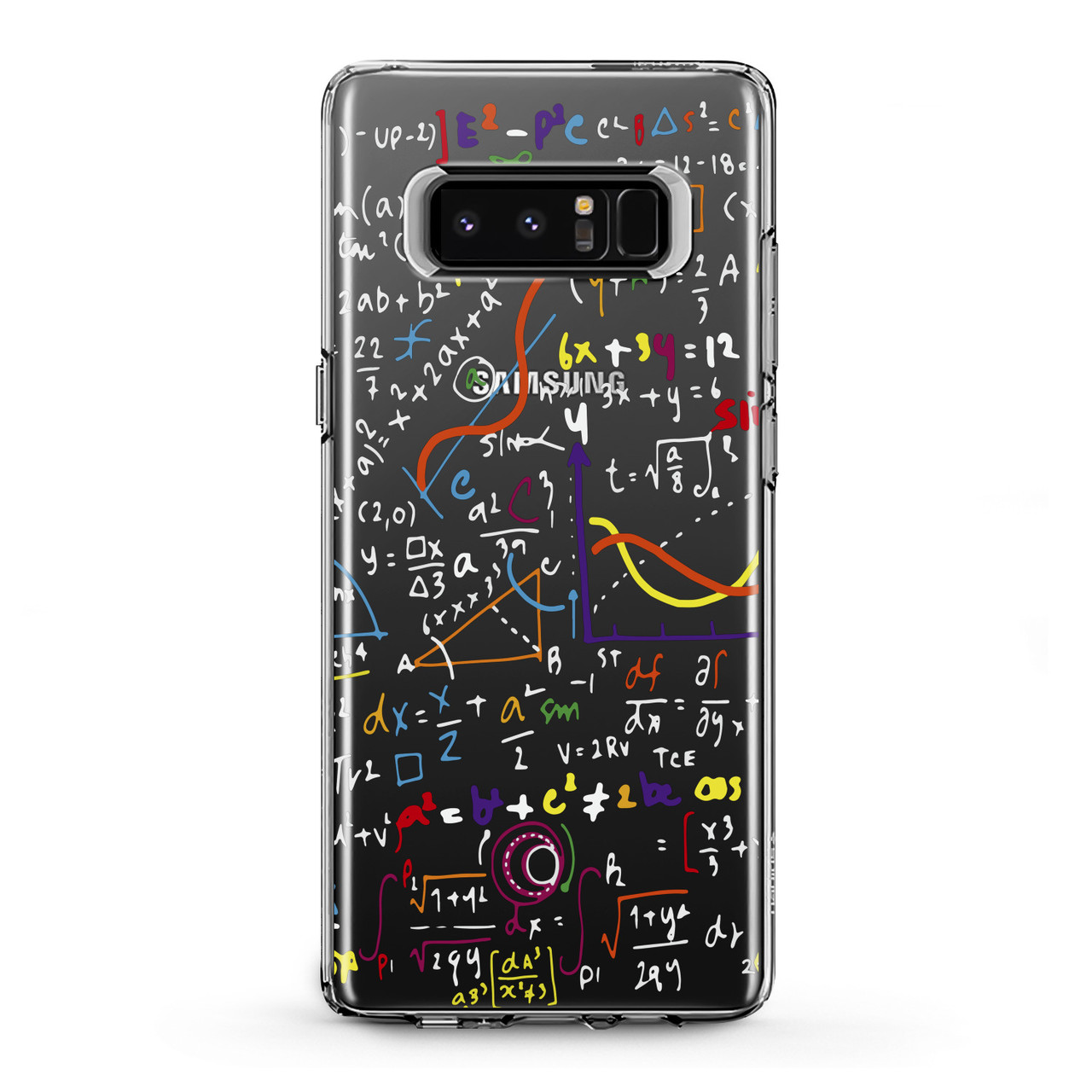 

Чехол силиконовый для Samsung Galaxy (Занимательная алгебра) Note 10 Plus 5G/s6 Edge+/s7/s8 Activ/s9/s10e Plus, Разноцветный