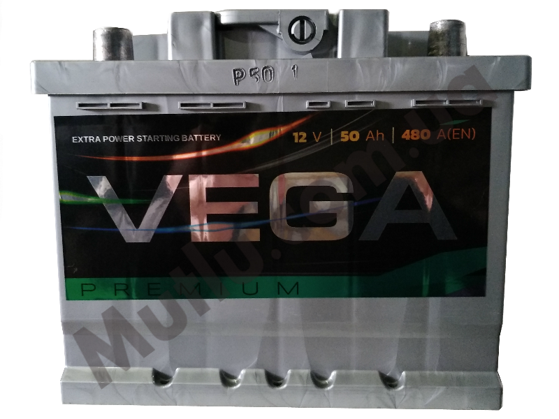 

Аккумулятор VEGA 50Ah (480A) R+ (EU)