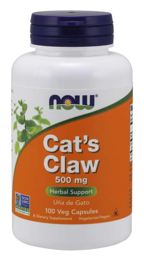

Специальный продукт NOW Cat's Claw 500 mg Veg Capsules 100 капсул (4384301718)