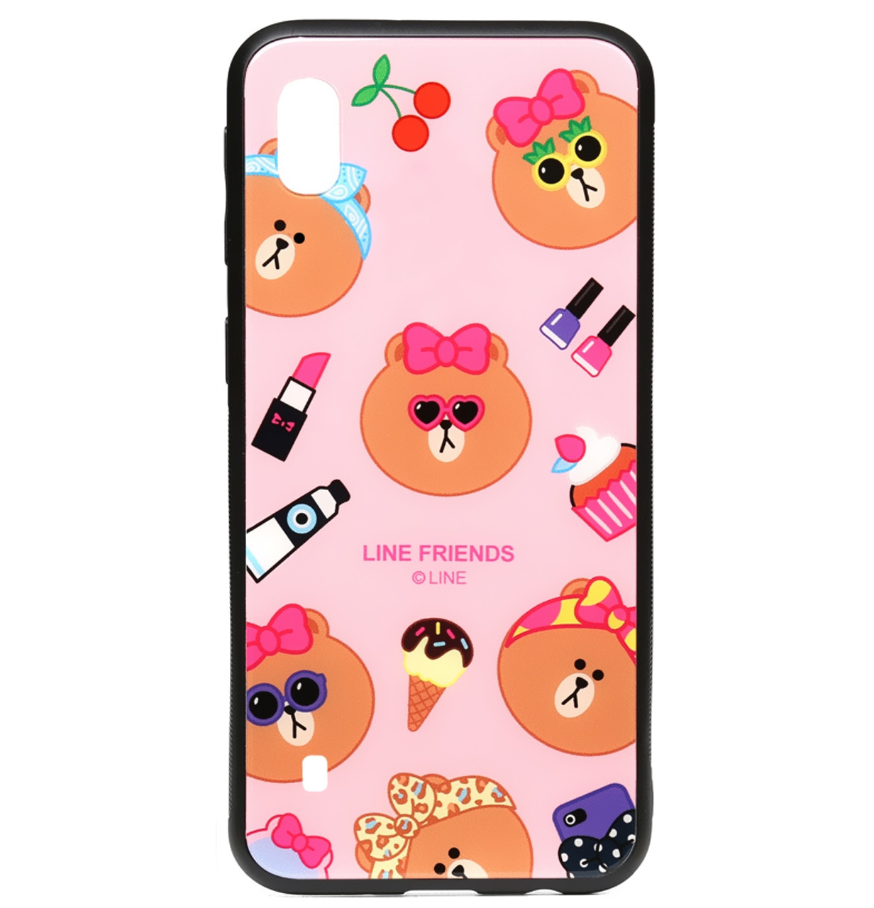 

Чехол-накладка TPU+Glass TOTO Cartoon Print Glass Case для Samsung Galaxy A10 (2019) SM-A105F (Friends Linc), Разноцветный