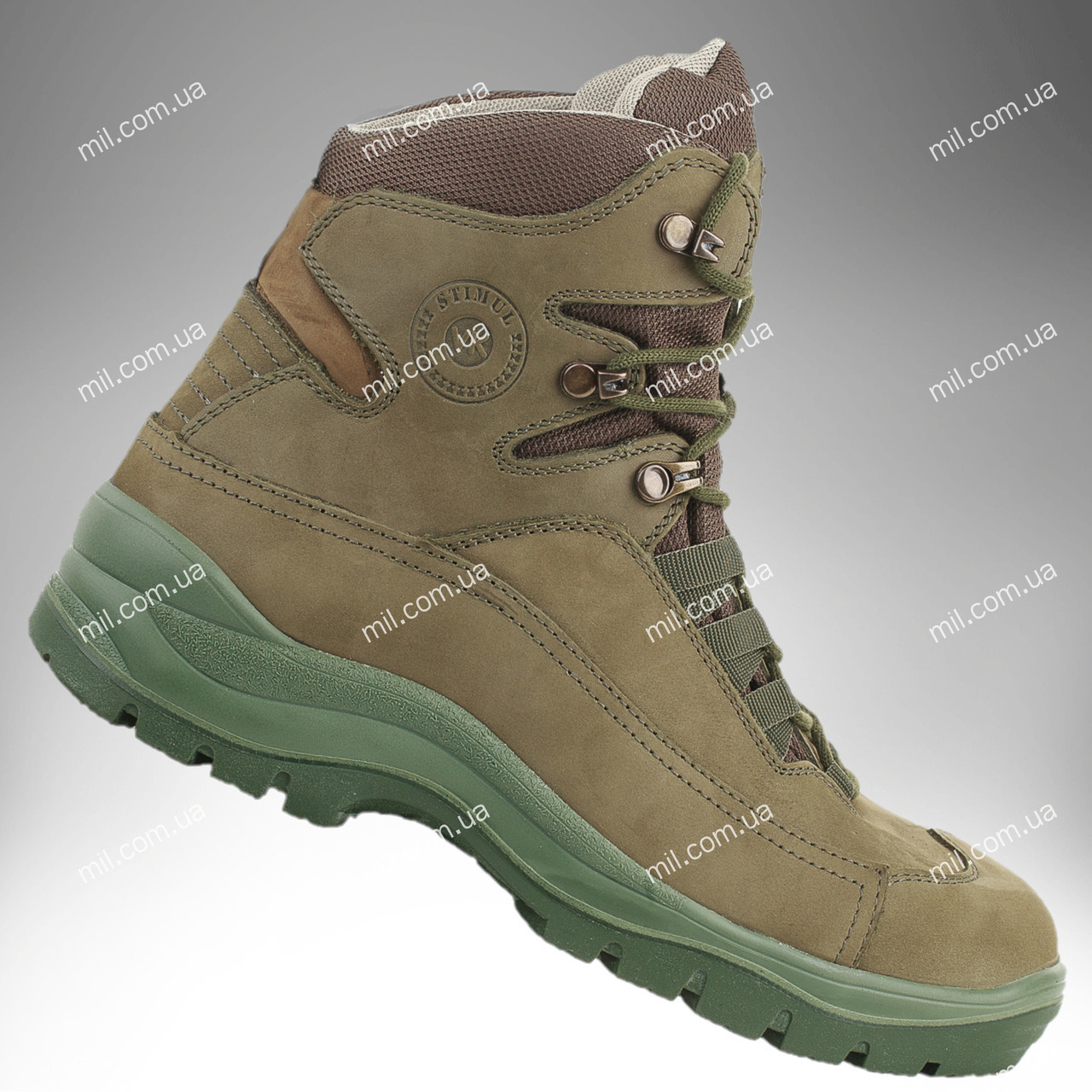 Тактические зимние ботинки / армейская военная обувь GROM (оливковый)