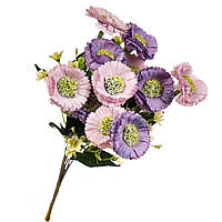 Стильний букет з штучних квітів 34 див. 2 гілки (продаж кратно 2шт)