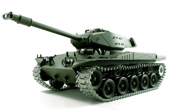 

Танк на радиоуправлении 1:16 Heng Long Bulldog M41A3 с пневмопушкой и и/к боем (Upgrade