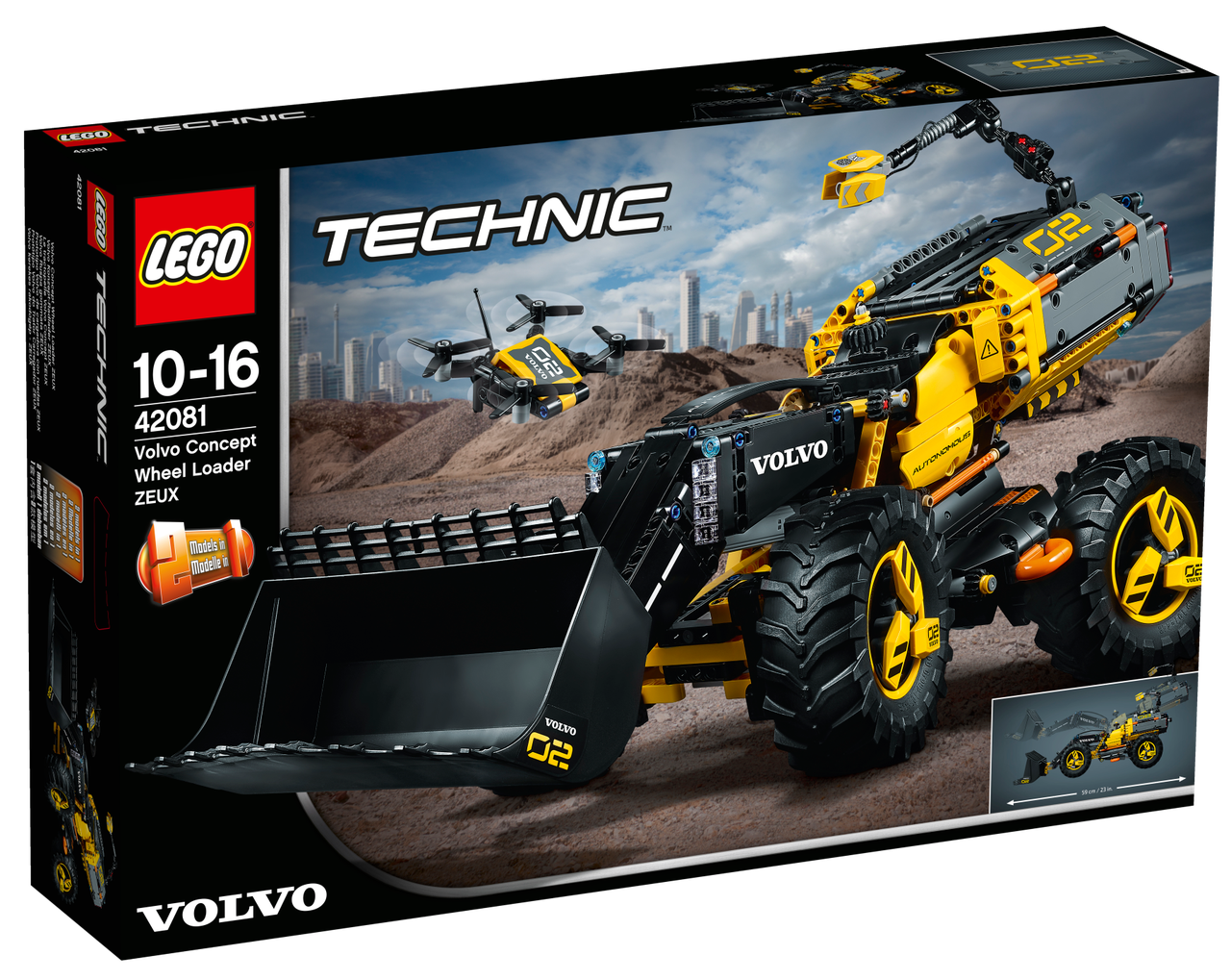 Lego Technic VOLVO колёсный погрузчик ZEUX 42081Нет в наличии
