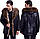 Мужская кожаная куртка с мехом енота и волка. Bieraoduo Италия. Куртка парка, аляска, кожаный пуховик., фото 3