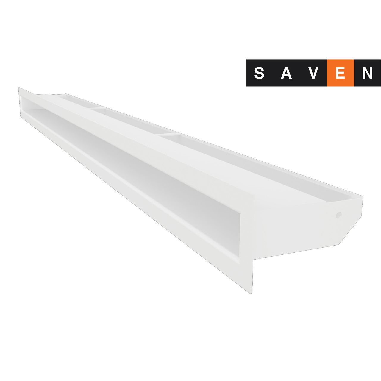

Вентиляционная решетка для камина SAVEN Loft 60х1000 белая, Белый