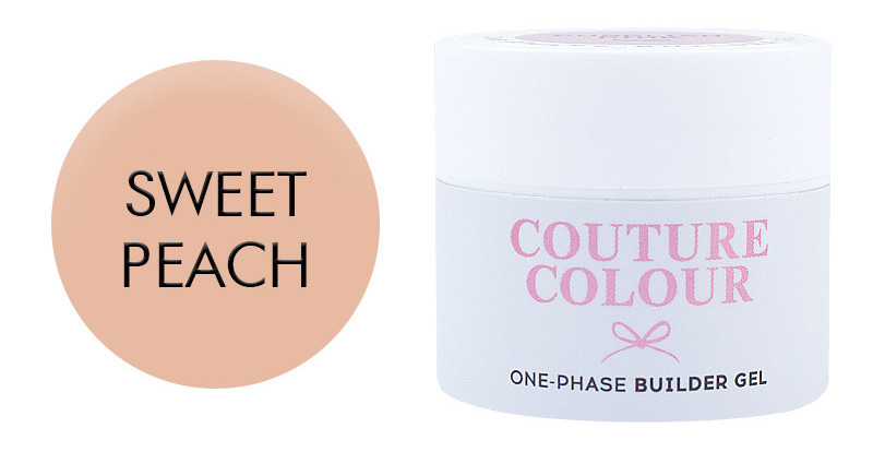 

Однофазный гель Couture color 1-phase Builder Gel Sweet peach 15 мл