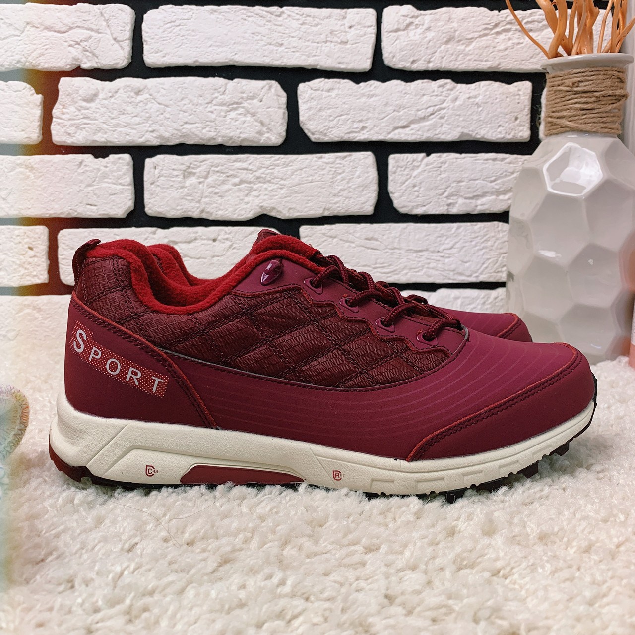 

Зимние кроссовки женские Reebok Sport Termo 2-145 ⏩ [ 37,38,39,40,41 ], Бордовые