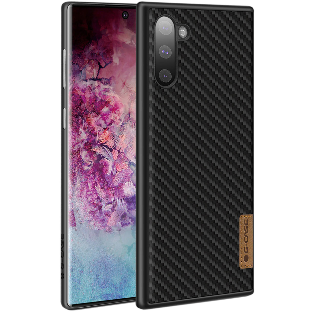 

Карбоновая накладка G-Case Dark series для Samsung Galaxy Note 10, Черный