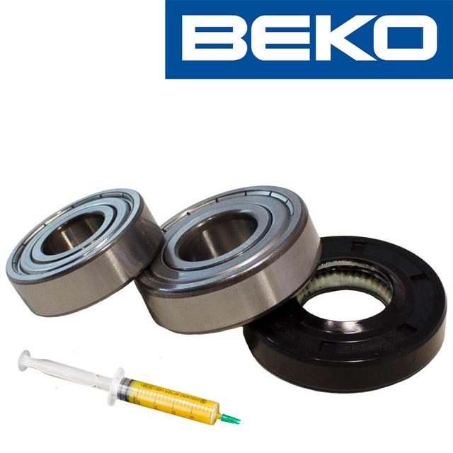 Комплект підшипників і сальник (6203+6204+25*50*9/11WLK) для пральної машини Beko