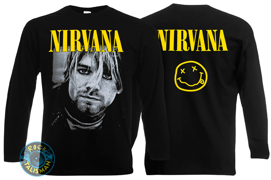 

Футболка длинный рукав NIRVANA (K.Cobain) L (52-54)