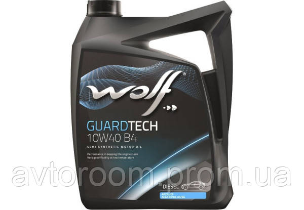 

Моторное масло Wolf Guardtech B4 Diesel 10W-40 5л