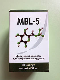 MBL-5 - Капсули для інтенсивного схуднення (МБЛ-5), Гарантована втрата зайвої ваги, Канада