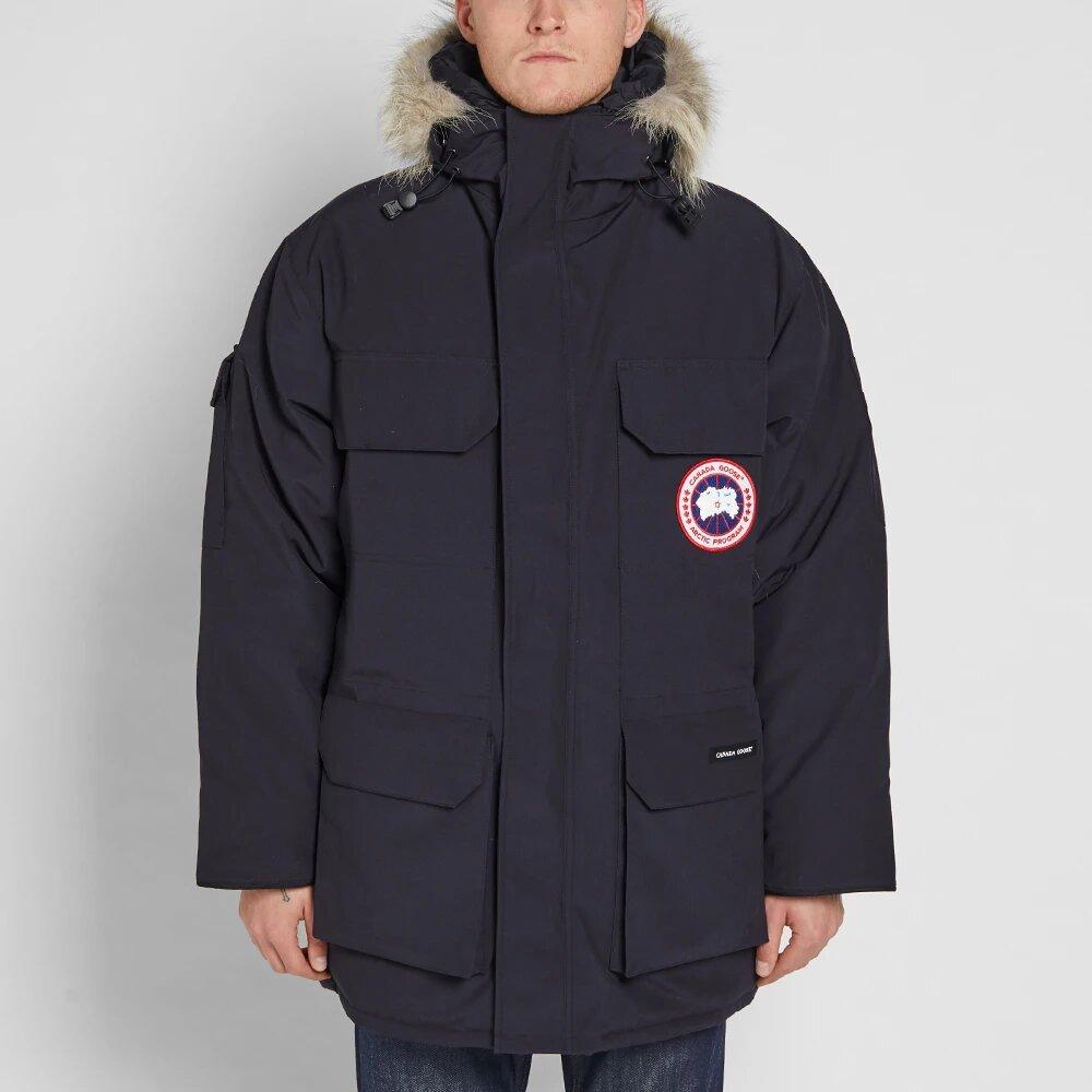 

Зимняя куртка парка-пуховик Canada Goose Expedition Parka Admiral Blue синий