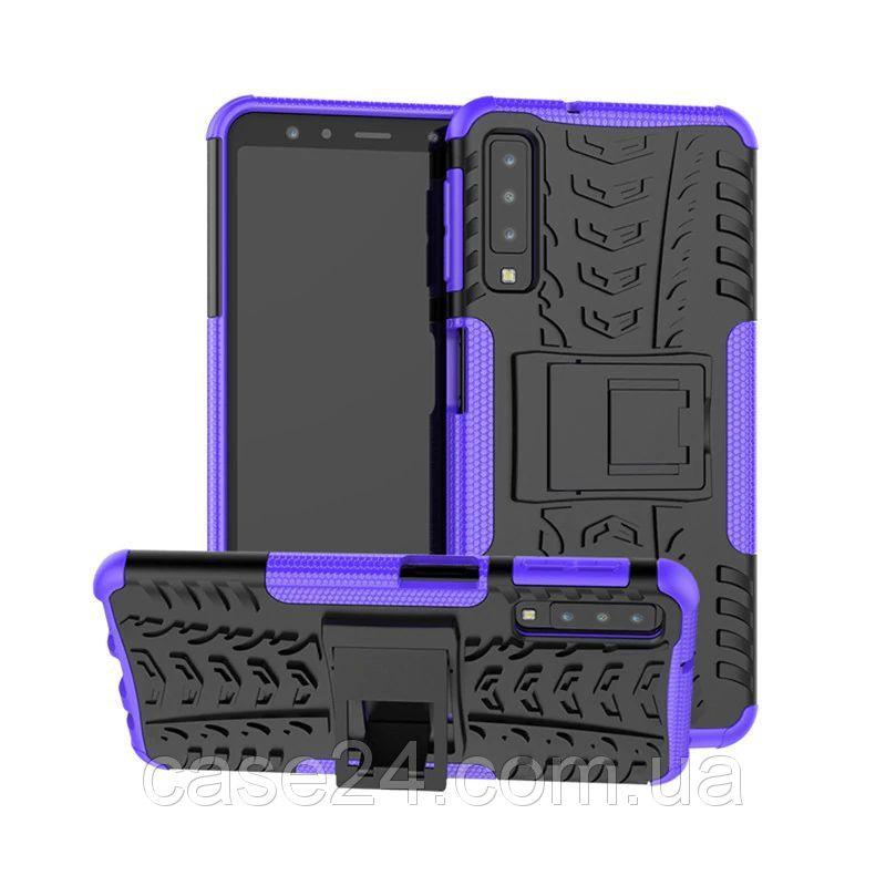 

PC + TPU чехол Armor для Samsung Galaxy A30s (8 цветов) фиолетовый