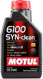 

Моторное масло MOTUL 6100 SYN-CLEAN 5W-30 1л