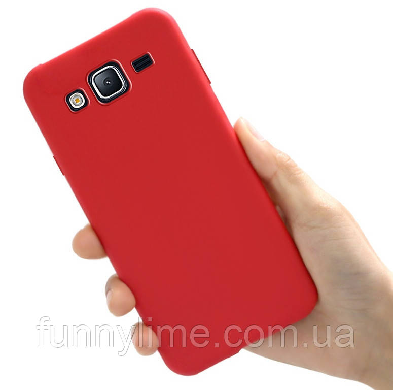 

Чехол Style для Samsung J7 2015 / J700 Бампер силиконовый Красный