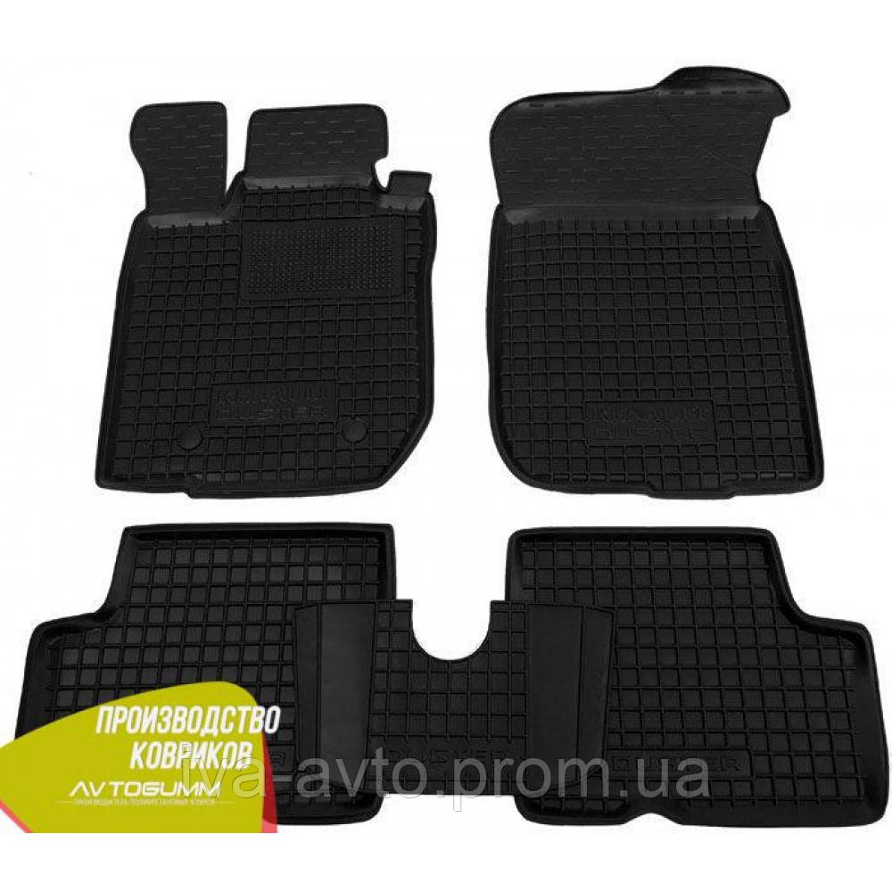 

Резиновые коврики Renault Duster 2WD 2010-2014 (Avto-Gumm) Автогум, Черный