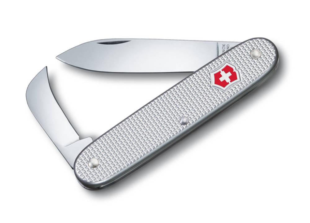 

Нож Victorinox Vx08060.26 ALOX 93мм, 1сл, 2функ, рифл.сереб