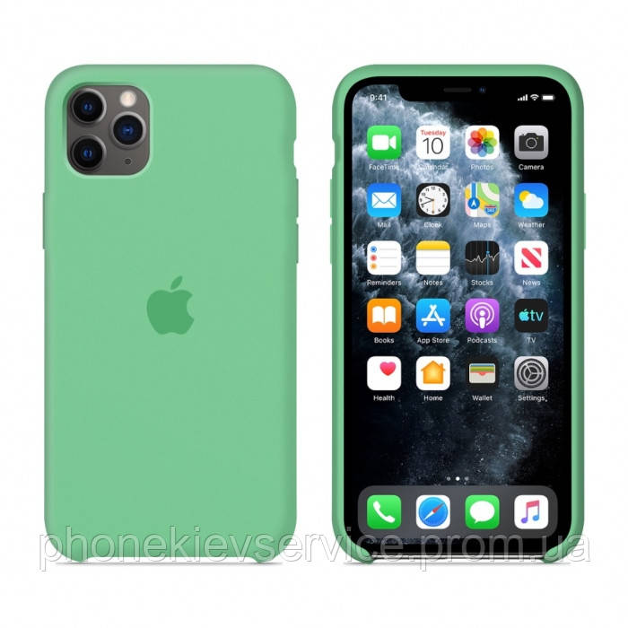 

Чехол Apple Silicone Case для iPhone 11 Pro Max Mint Ментоловый