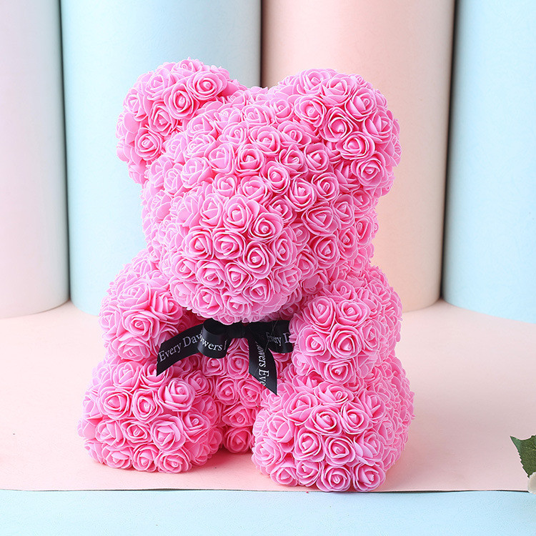 

Мишка из Роз 40 см медведь Teddy Rose Розовый