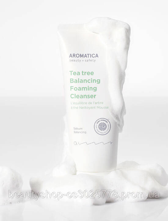 

Пенка для умывания AROMATICA's Tea Tree Balancing Foaming Cleanser ,180 мл